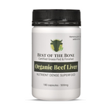Best of the Bone Organic Beef Liver Nutrient Dense Superfood 180c