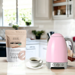 Not Coffee Hazelnut Instant — kitchen coffee setup lifestyle image