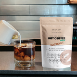 Not Coffee Hazelnut Instant — milk pour lifestyle image