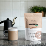 Not Coffee Hazelnut Instant — latte kitchen lifestyle image