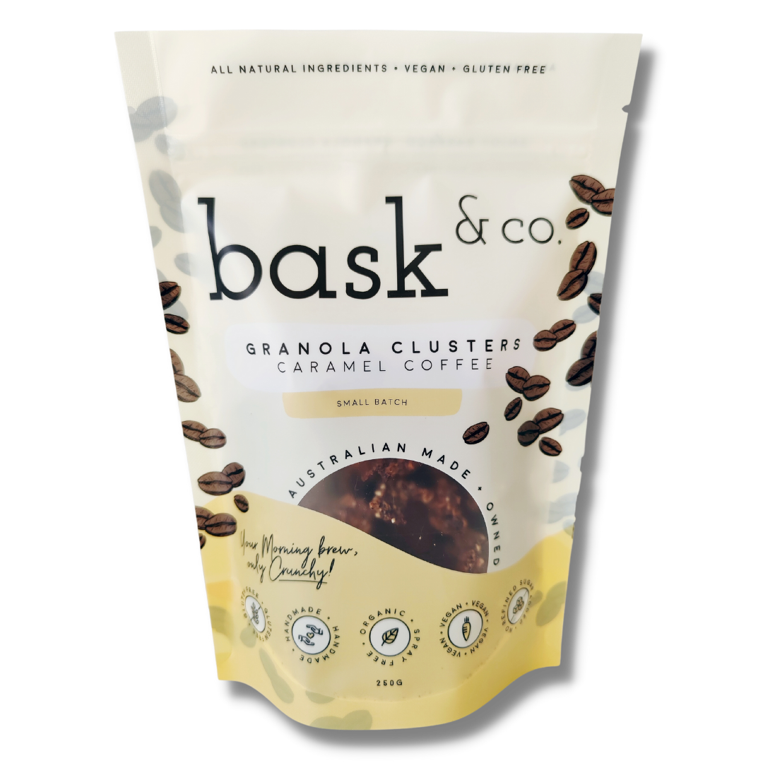 (CLEARANCE) Bask & Co Caramel Coffee Granola