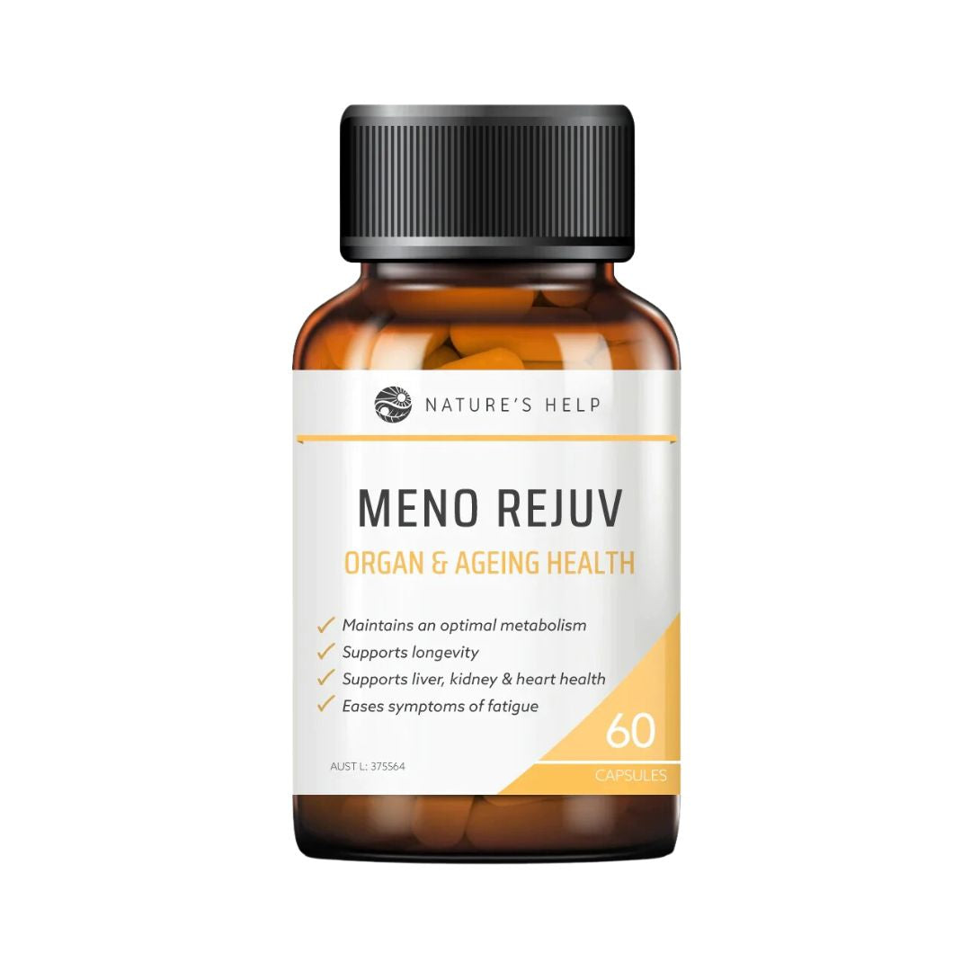 Nature's Help Meno Rejuv Organ and Ageing Health 60 Caps