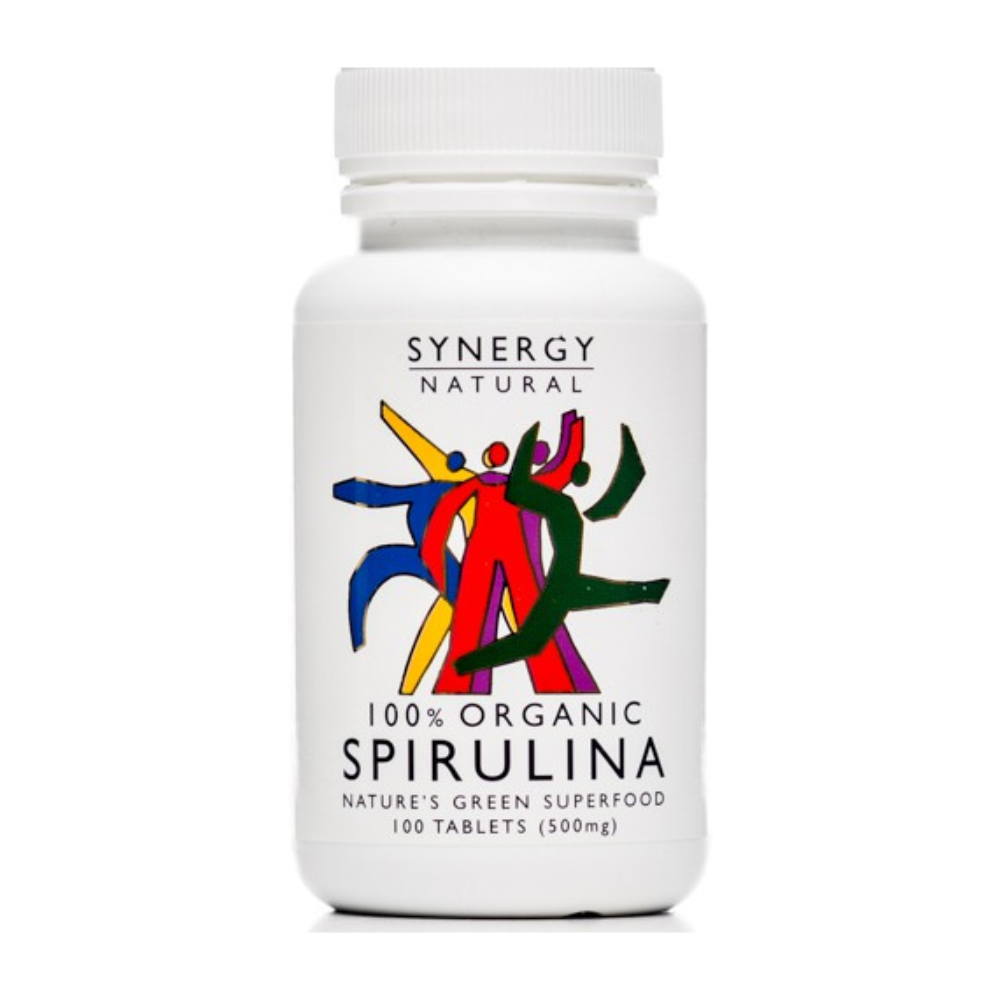 Synergy Natural Organic Spirulina Tablets 500mg