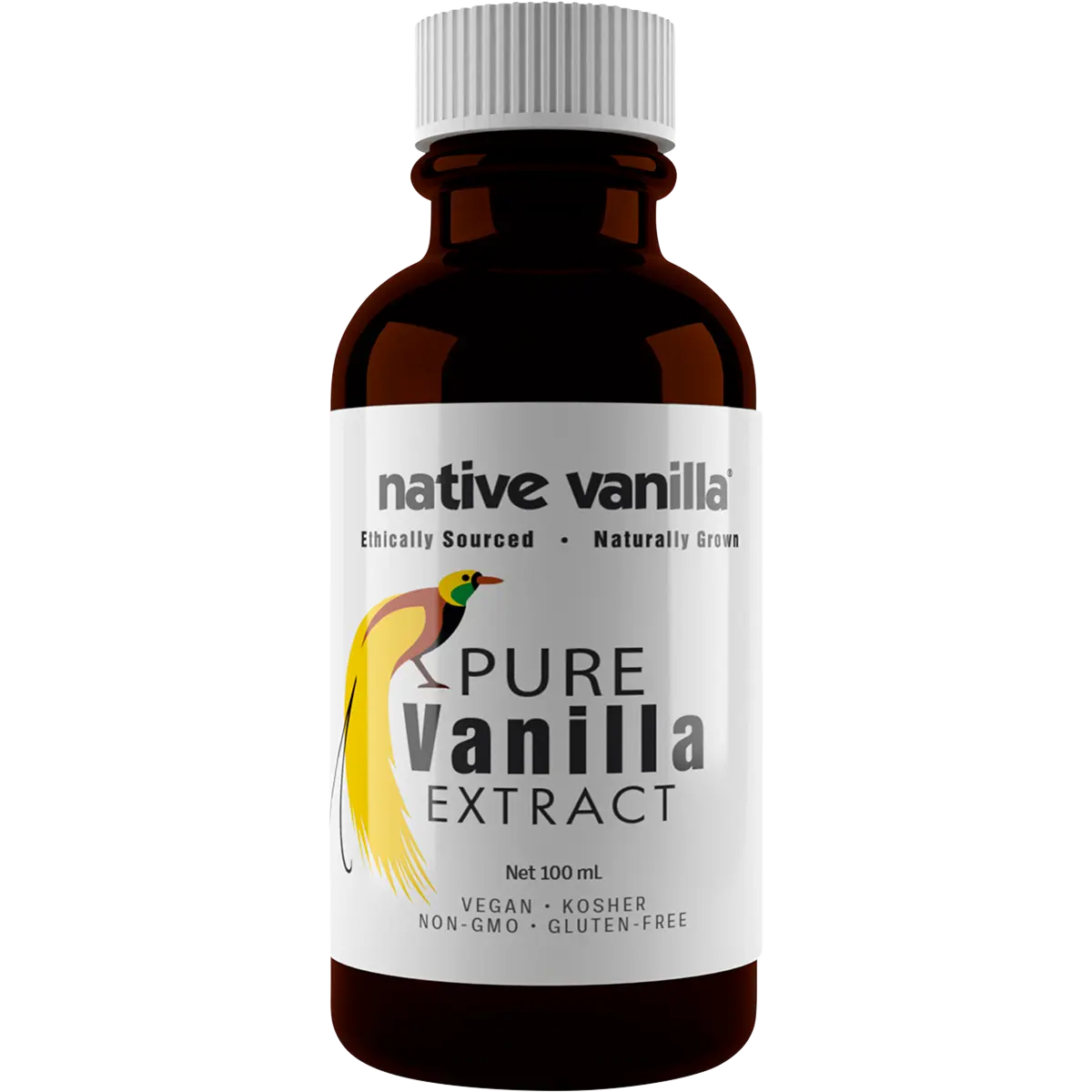 Native Vanilla Pure Vanilla Extract 100ml — front pack image (UHP)