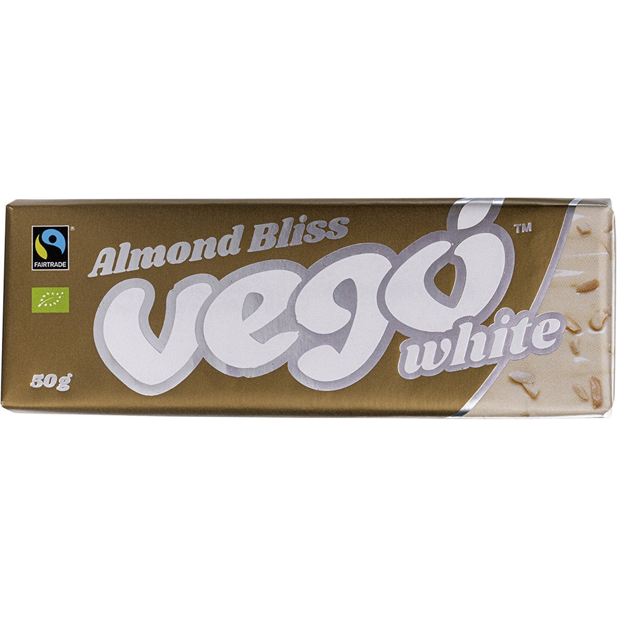 (CLEARANCE!) Vego White Chocolate Bar Almond Bliss 50g X 3