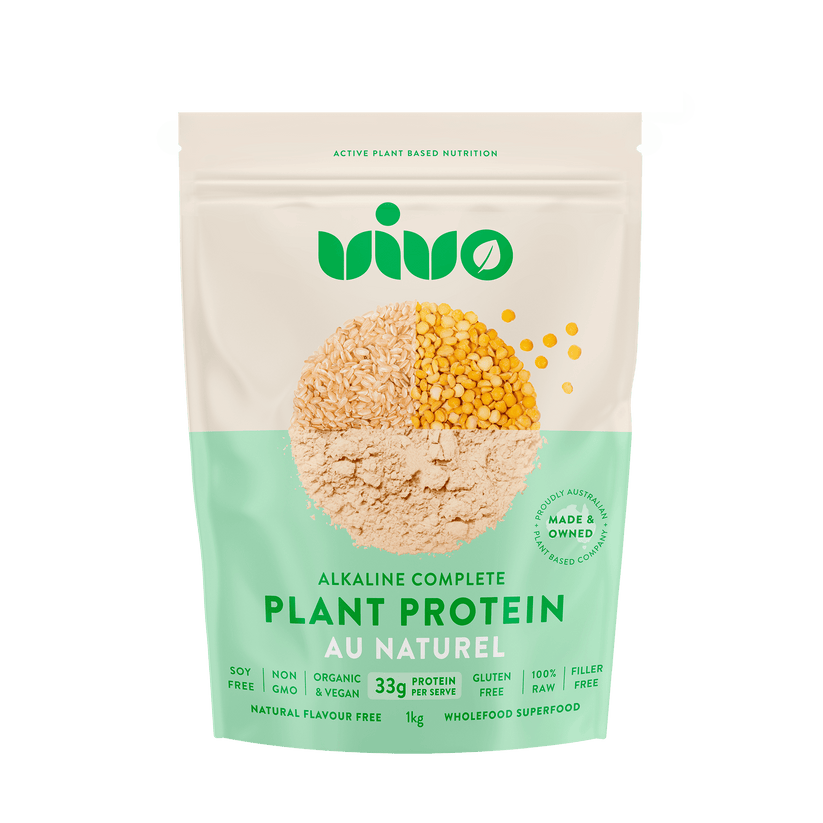 Vivo Organic Alkaline Complete Plant Protein Au Naturel