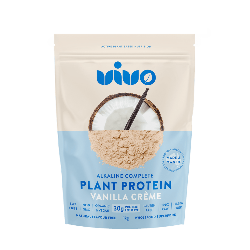 Vivo Alkaline Protein Organic & Raw Alkaline Complete Protein Vanilla Creme