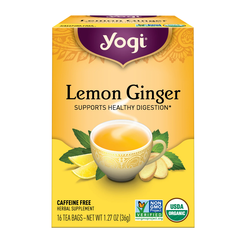 Yogi Herbal Tea Bags Lemon Ginger 16pk