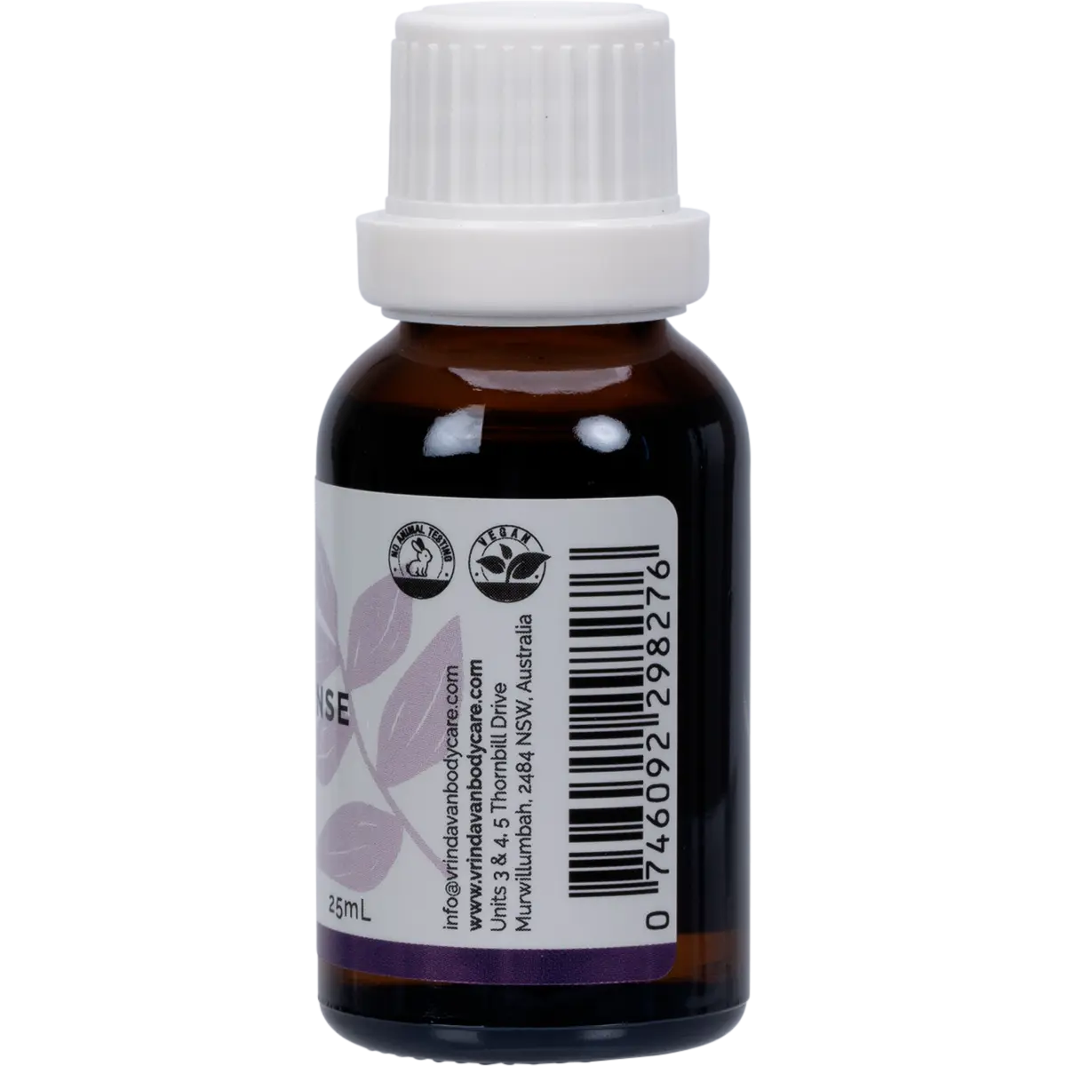 Vrindavan Essential Oil 100% Frankincense — side pack image (UHP)