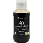 Vrindavan Jamaican Black Castor Oil Unrefined 100ml — front pack image (UHP)
