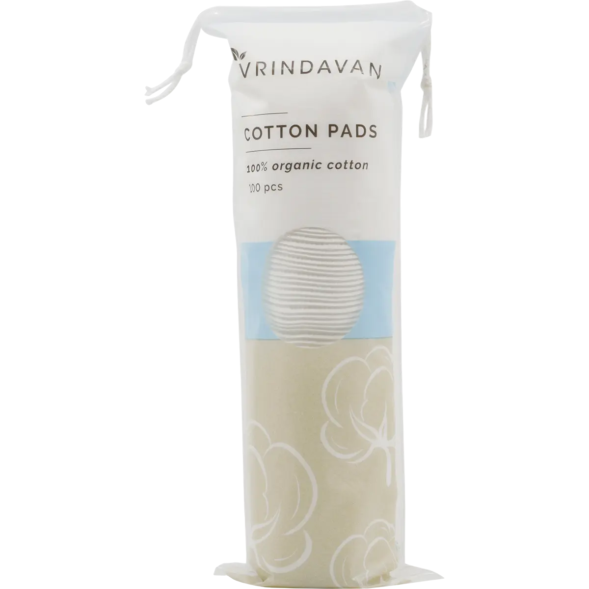 Vrindavan Vrindavan Organic Cotton Pads 100pcs UHP source image 1