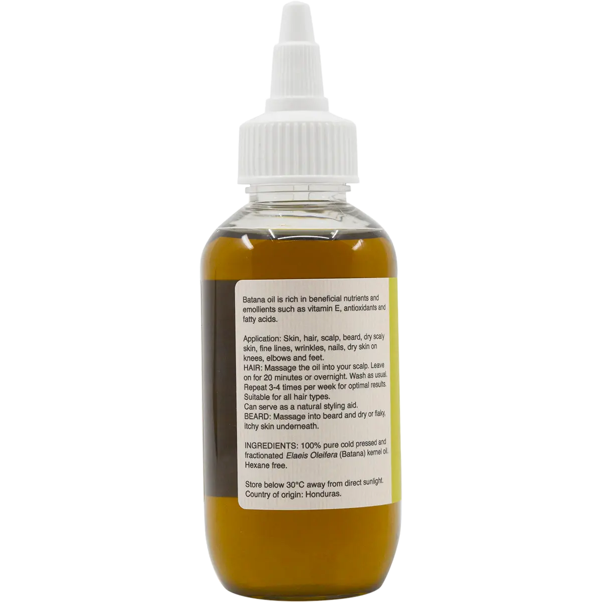 Vrindavan Pure Batana Oil 100ml — side pack image (UHP)