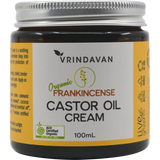 Vrindavan Castor Oil Cream Frankincense 100ml — front pack image (UHP)