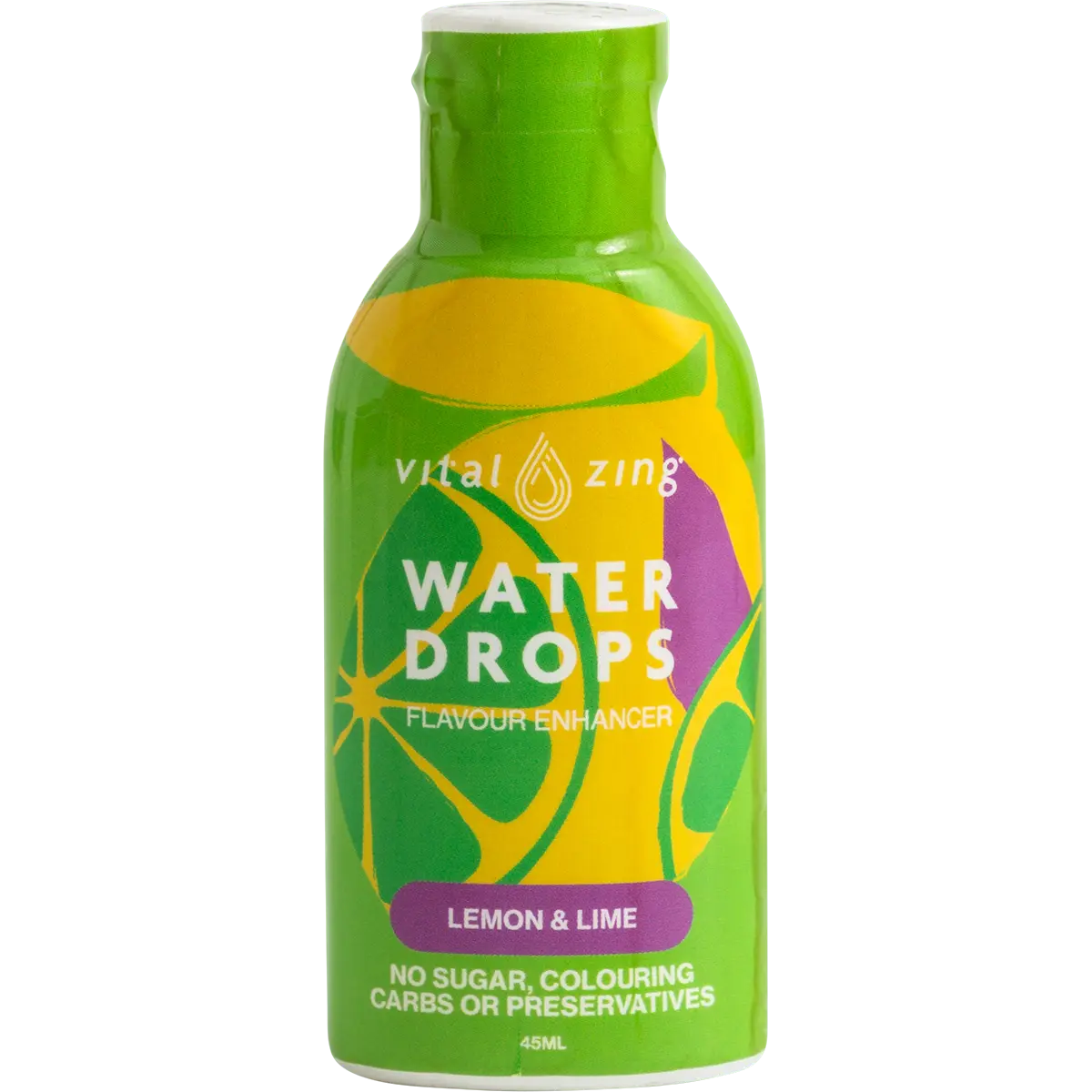 Vital Zing Water Drops Lemon & Lime 45ml
