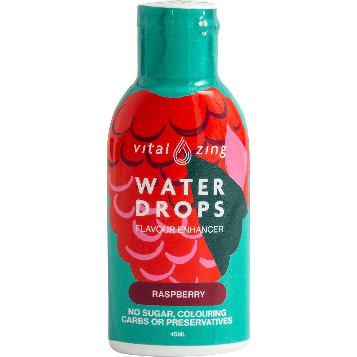 Vital Zing Water Drops Raspberry 45ml