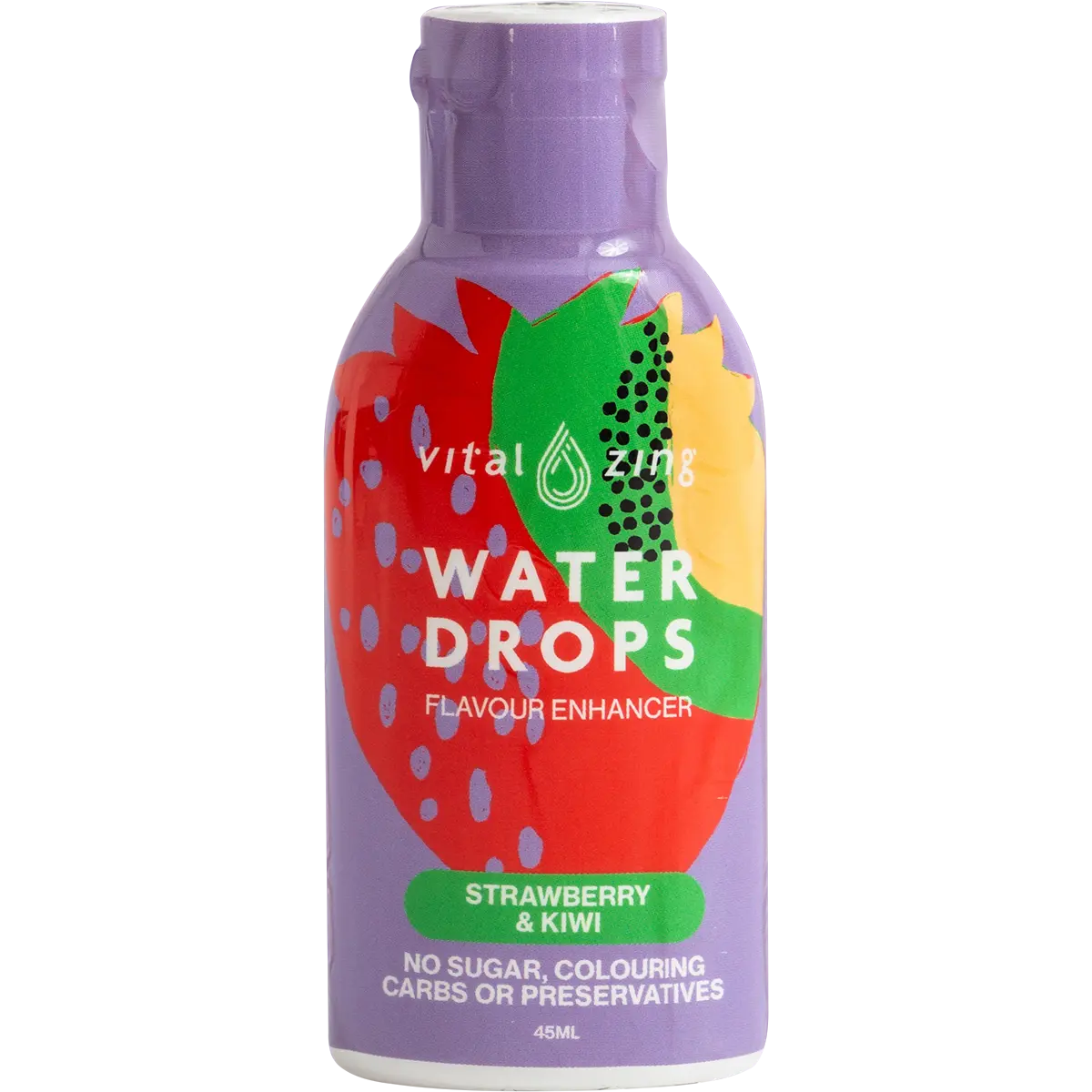 Vital Zing Water Drops Strawberry & Kiwi 45ml
