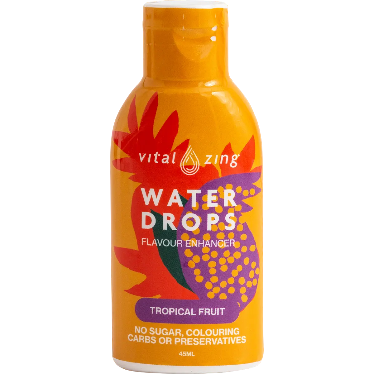Vital Zing Water Drops Tropical Fruit 45ml