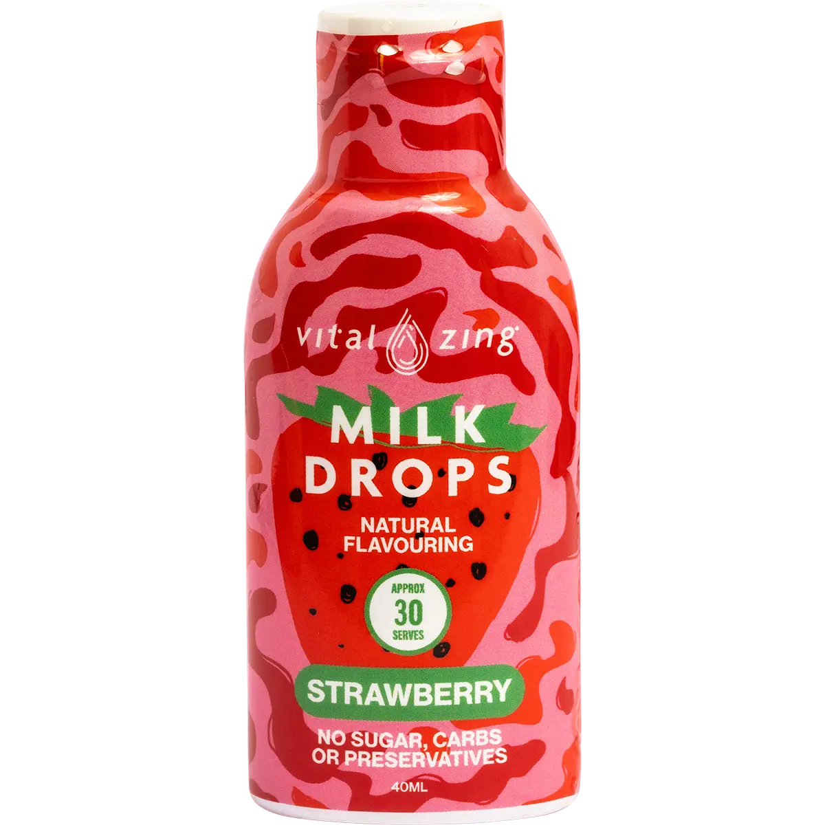 Vital Zing Milk Drops Strawberry 40ml