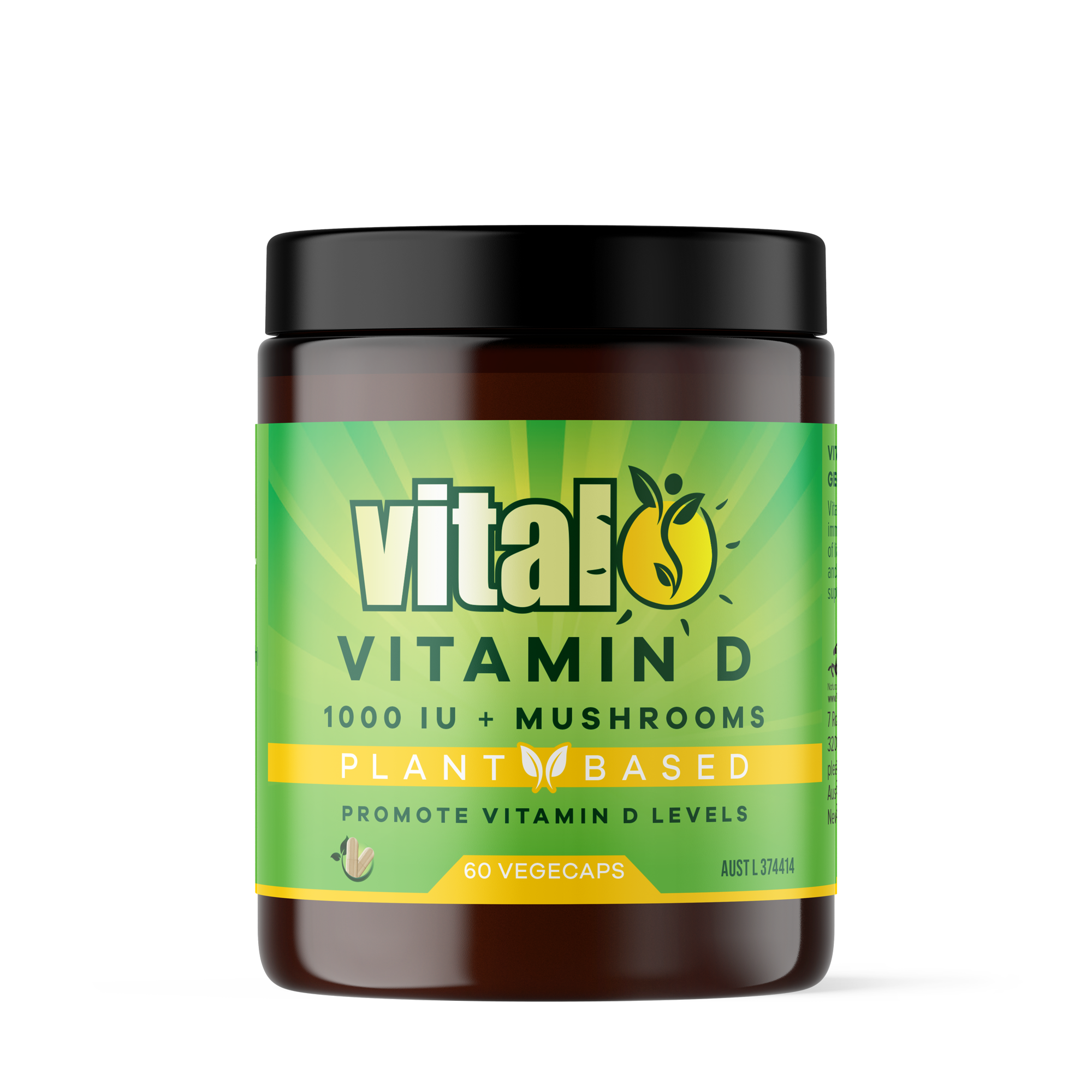 Vital Vitamin D Vegecaps 60 Caps