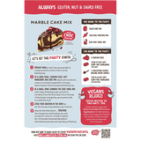 Well and Good Marble Cake Mix with Choc Frosting 460g — back pack image (UHP)