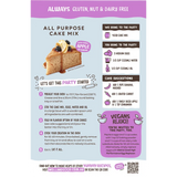 Well and Good All Purpose Cake Mix 40% Less Sugar 400g — back pack image (UHP)
