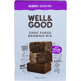 Well and Good Choc Fudge Brownie Mix 400g — front pack image (UHP)
