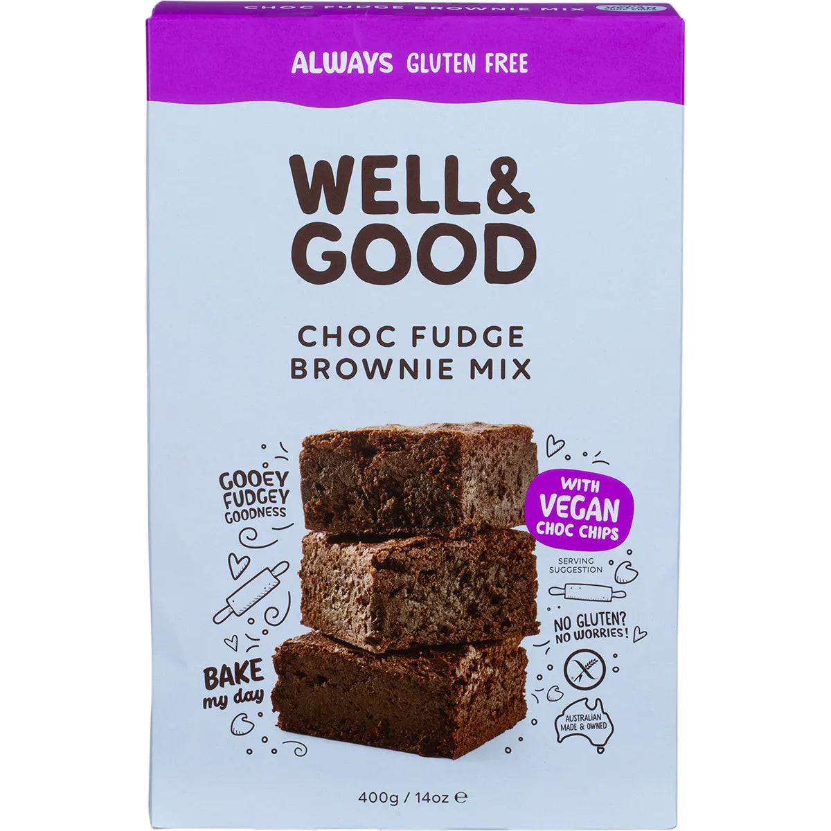 Well and Good Choc Fudge Brownie Mix 400g