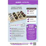 Well and Good Choc Fudge Brownie Mix 400g — back pack image (UHP)