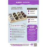 Well and Good Choc Fudge Brownie Mix 400g — back pack image (UHP)