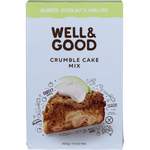 Well & Good Crumble Cake Mix 400g