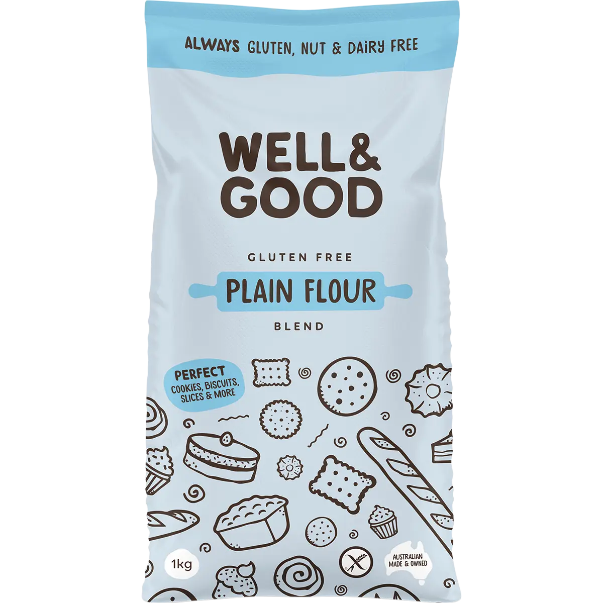 Well & Good Plain Flour Blend 1kg