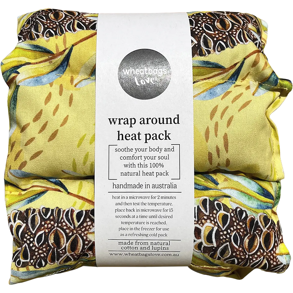 Wheatbags Love Wrap Around Heat Pack — front pack image (UHP)
