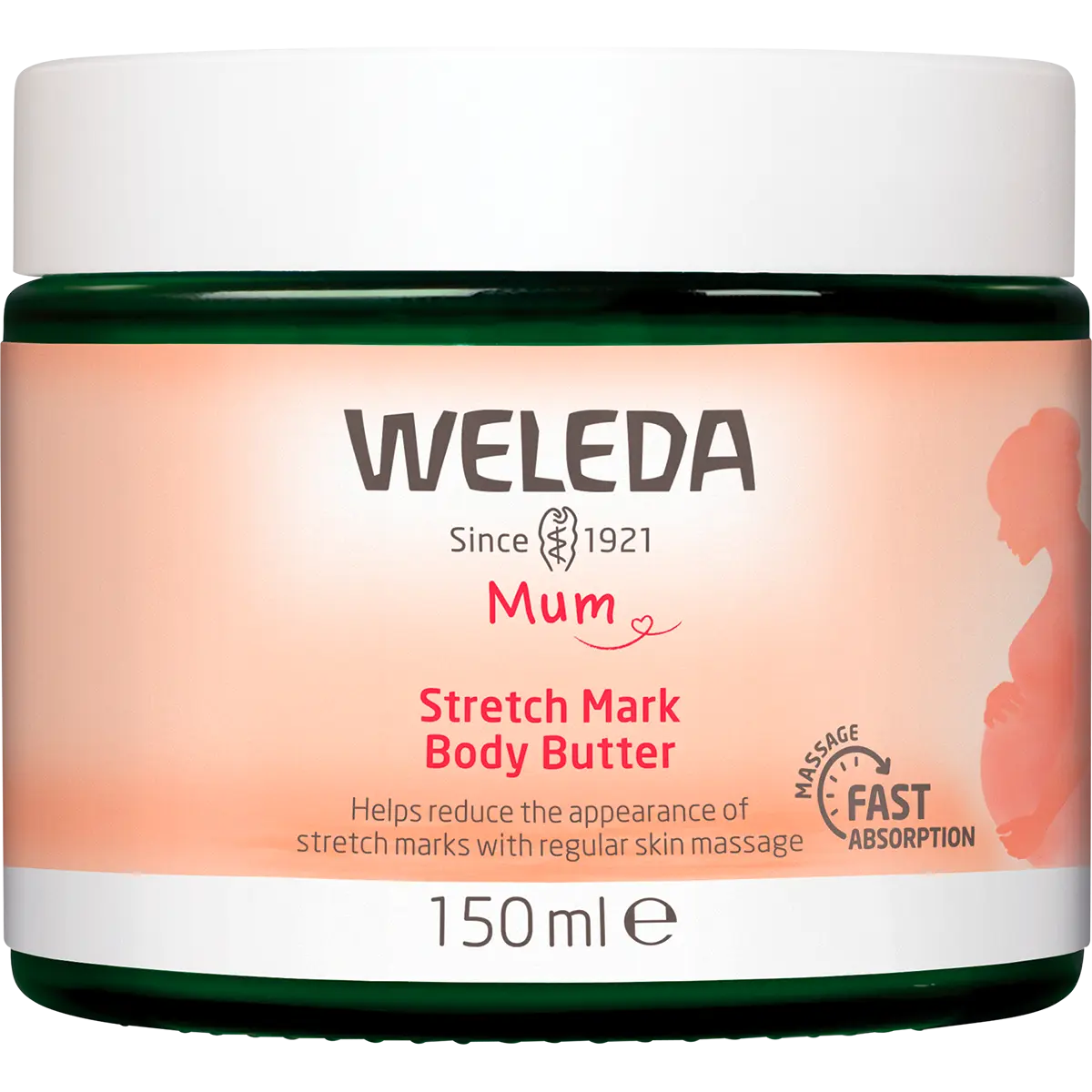 Weleda Stretch Mark Body Butter Mum 150ml lifestyle image