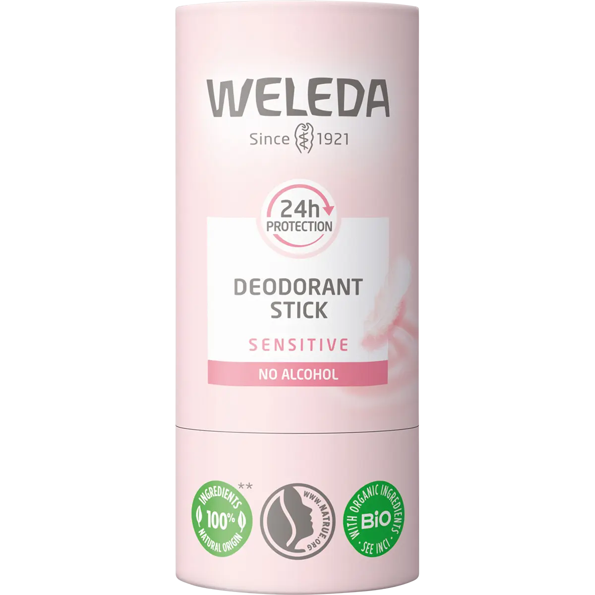 Weleda Deodorant Stick Sensitive 50g — front pack image (UHP)
