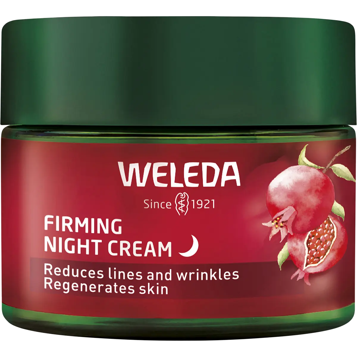 Weleda Firming Night Cream Pomegranate & Maca Peptides 40ml lifestyle image