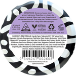 Woohoo Body Natural Deodorant Paste Tin Pop Extra Strength 60g — back of pack