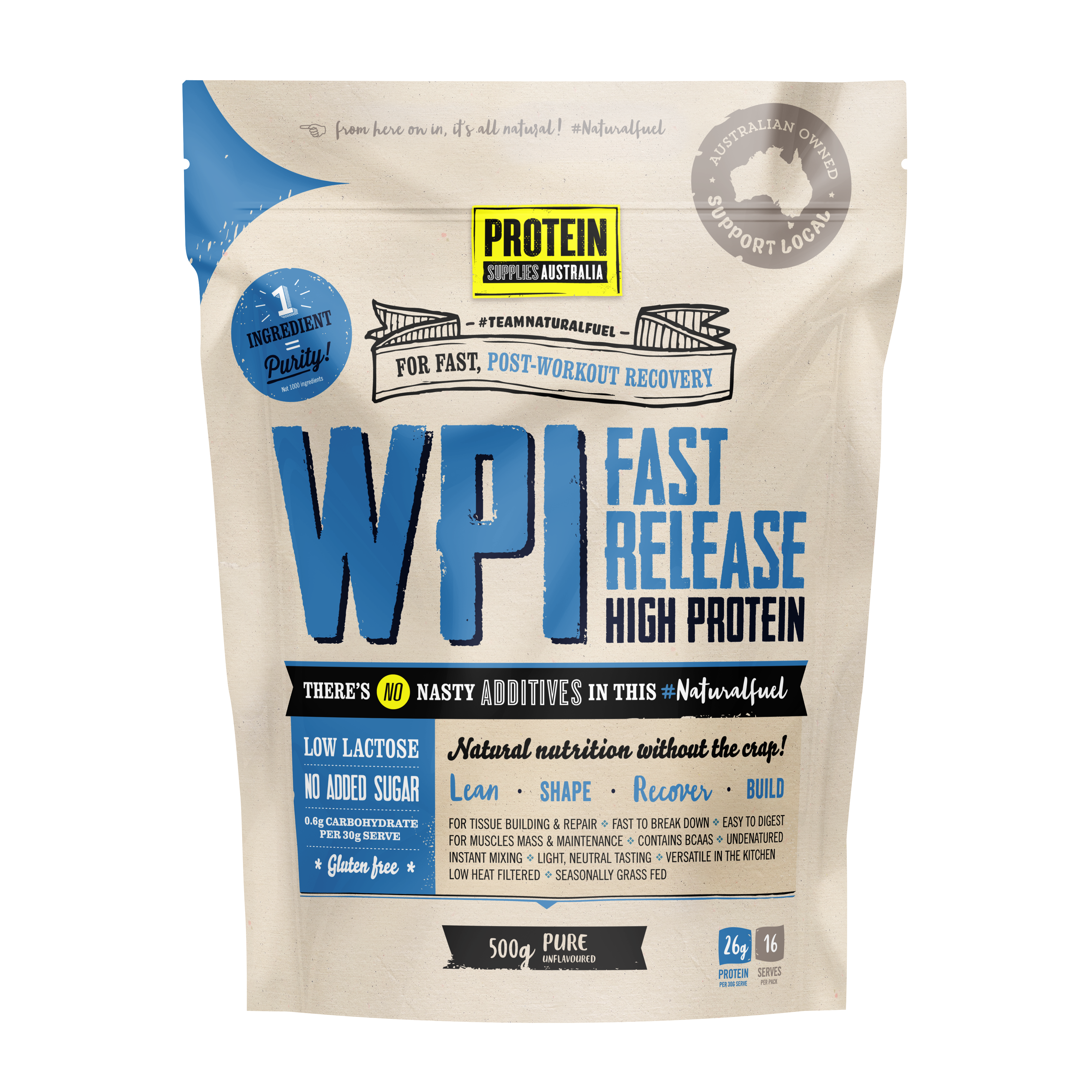Protein Supplies Aust. Wpi (Whey Protein Isolate) Pure