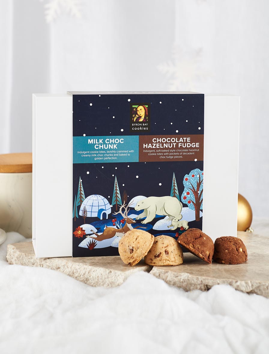 Byron Bay Cookie Company - Winter Wonderland Deluxe Gift Box 300g