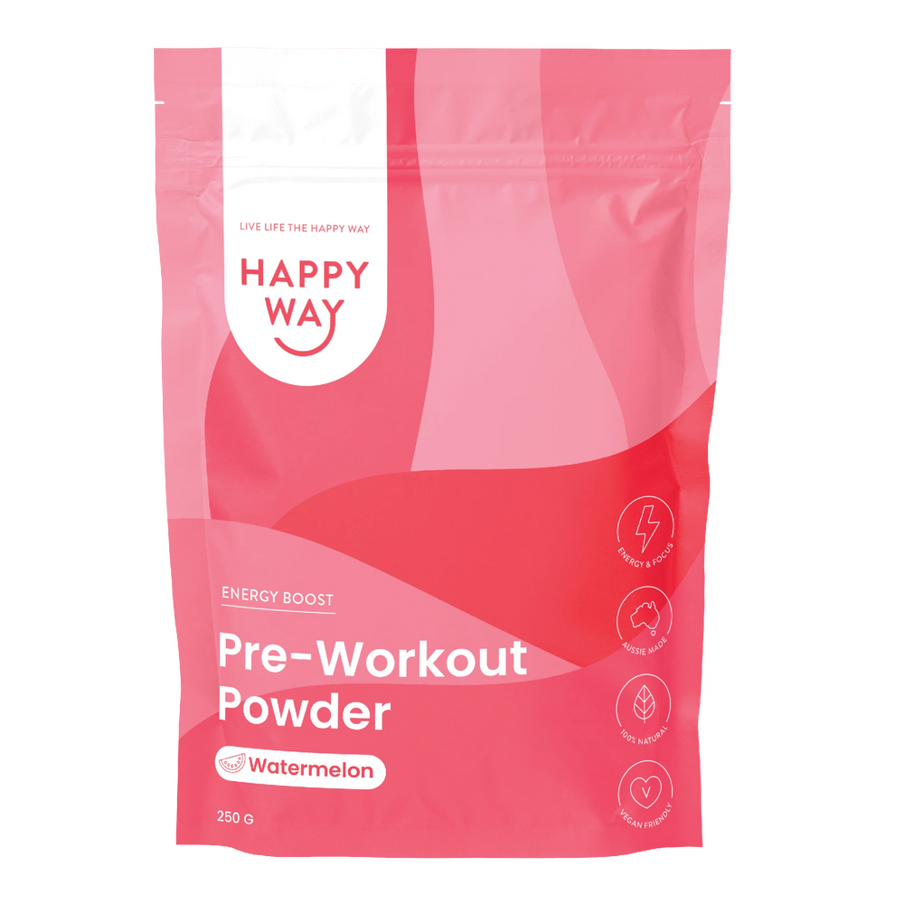 Happy Way Pre-Workout Powder Watermelon 250g