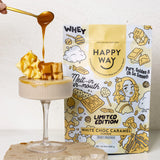 Happy Way White Choc Caramel Whey Protein 500g