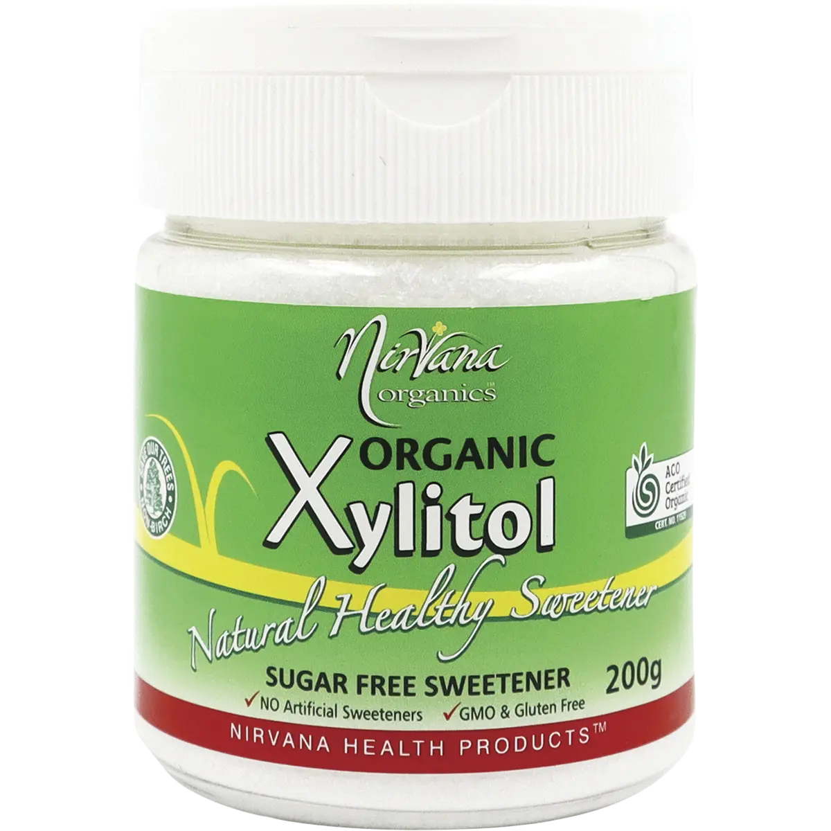 Nirvana Organics Xylitol Certified Organic — front pack image (UHP)