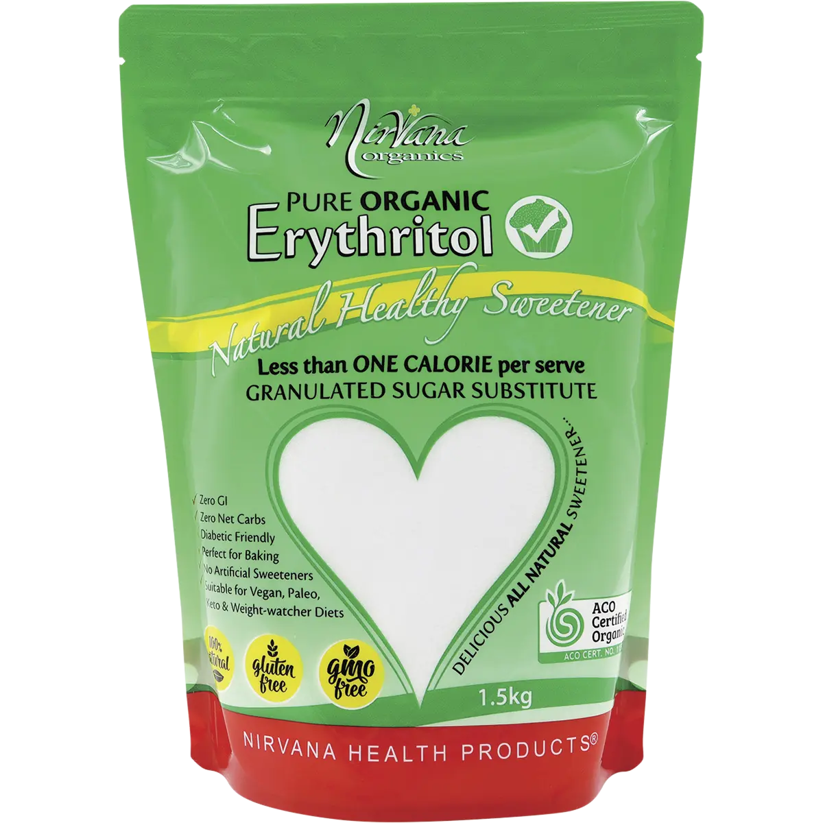 Nirvana Organics Erythritol Pure Organic — official UHP product image 2