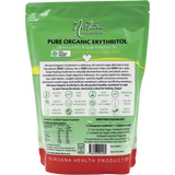 Nirvana Organics Erythritol Pure Organic — back pack image (UHP)