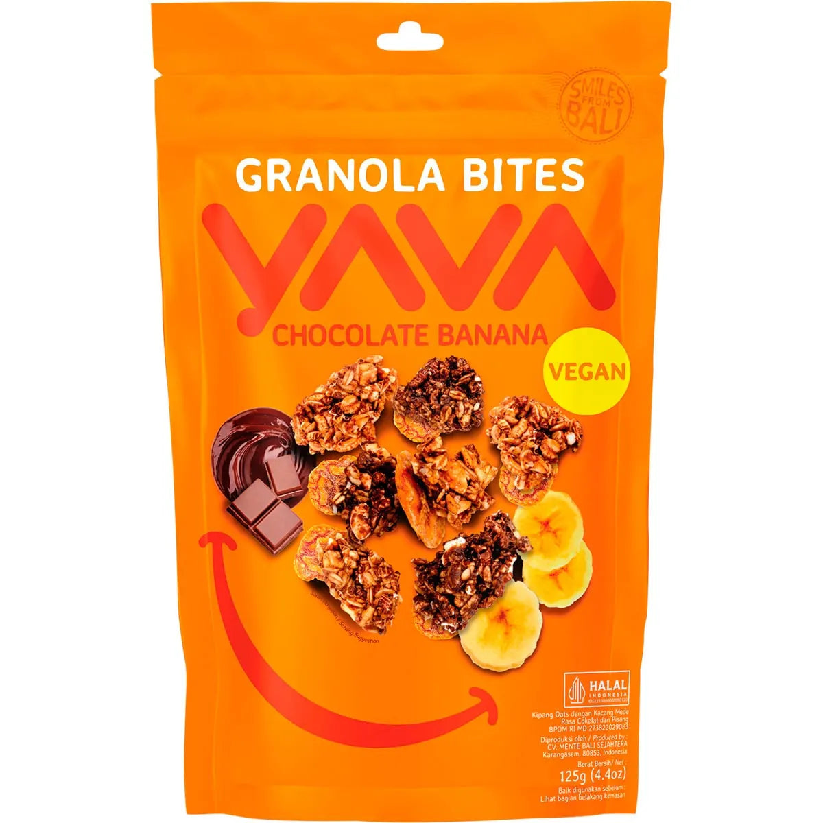 (CLEARANCE - BBD 07/08/24) YAVA Granola Bites Chocolate Banana 125g x 2