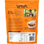 YAVA Granola with Cashews Chocolate Vanilla 400g — back pack image (UHP)