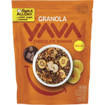 YAVA Granola with Cashews Chocolate Banana 400g — front pack image (UHP)