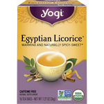 Yogi Herbal Tea Bags Egyptian Licorice 16pk — front pack image (UHP)