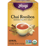 Yogi Herbal Tea Bags Chai Rooibos 16pk — front pack image (UHP)