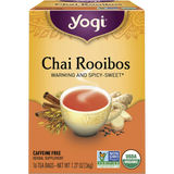 Yogi Herbal Tea Bags Chai Rooibos 16pk — front pack image (UHP)