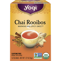 Yogi Herbal Tea Bags Chai Rooibos 16pk — front pack image (UHP)